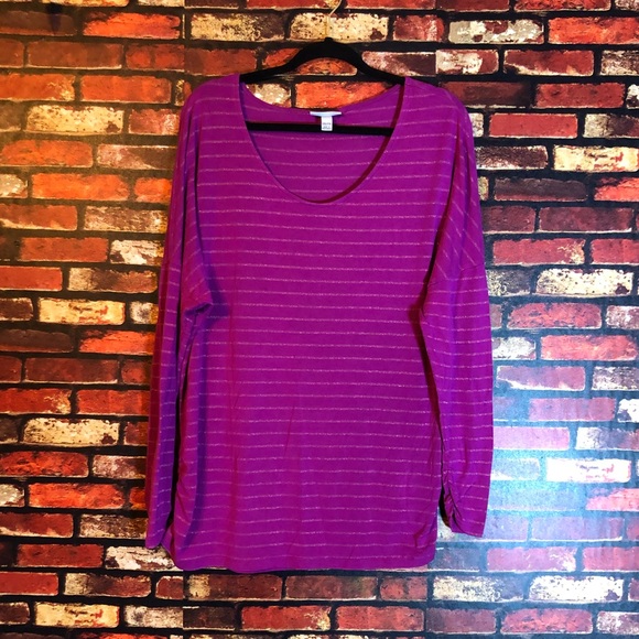 Liz Lange Tops - 5/$25🖤XXL Liz Lange Maternity Fuchsia T-Shirt